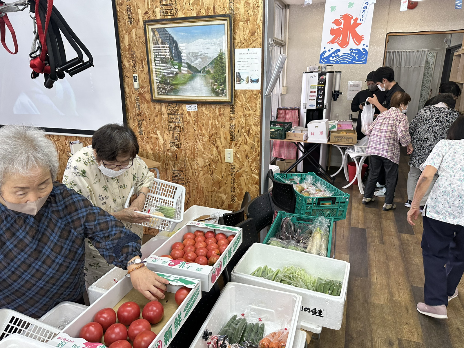 八百屋さんの訪問販売